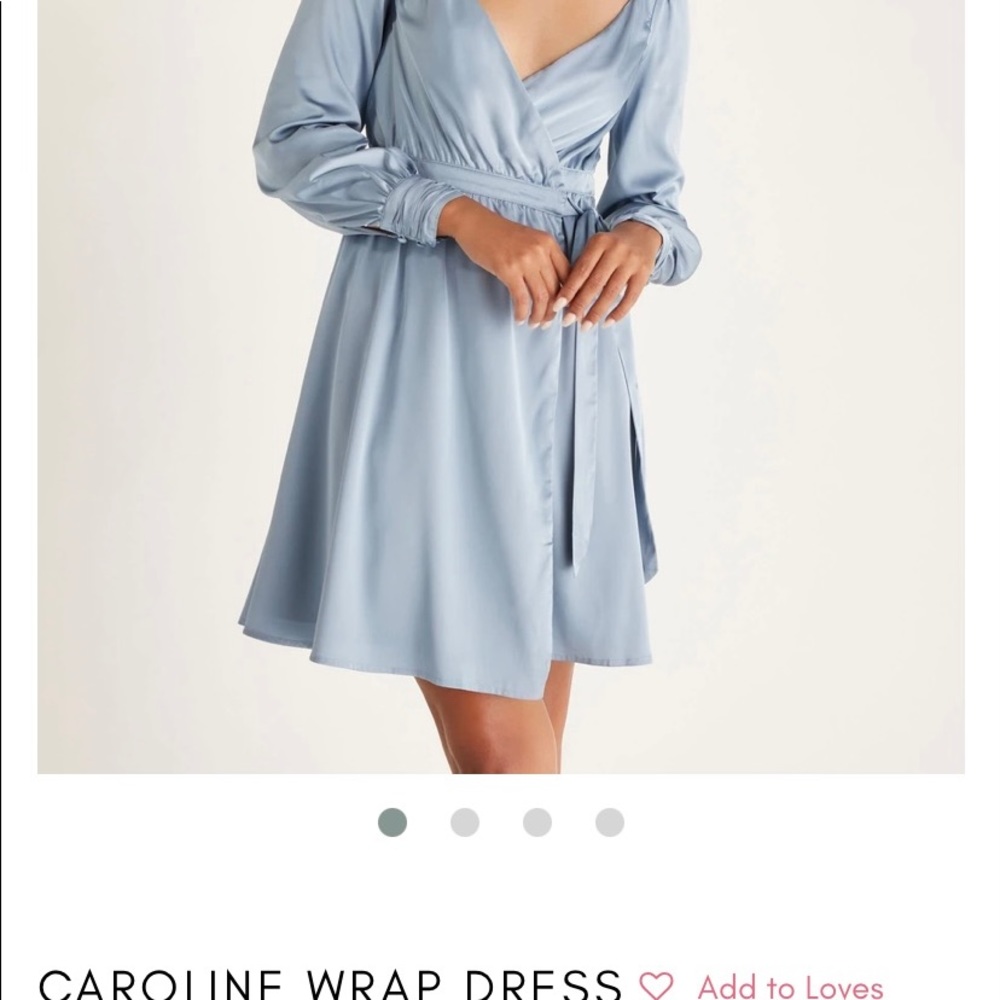 Backyard roses satin blue dress